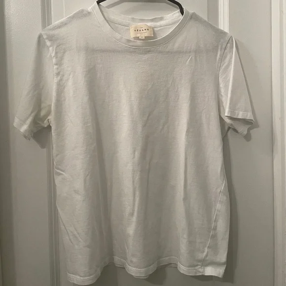 Sezane Conrad T-Shirt in White - Size XS - Picture 4 of 7